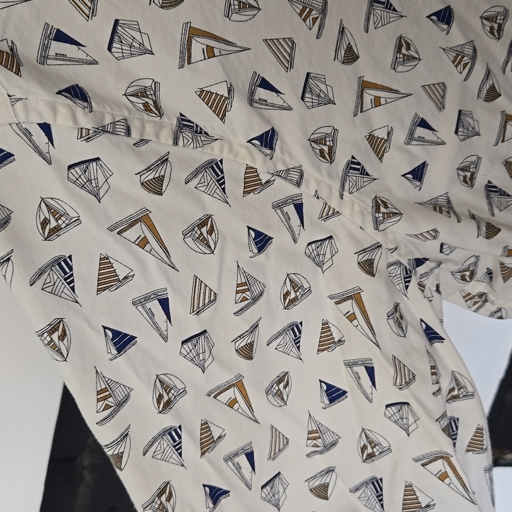 Nautica long sleeve shirt with sailboats - Picture 2 of 9
